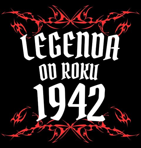 Obrázek produktu Pánské tričko Metalová Legenda od Roku 1942