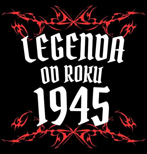 Obrázek produktu Pánská mikina Metalová Legenda od Roku 1945