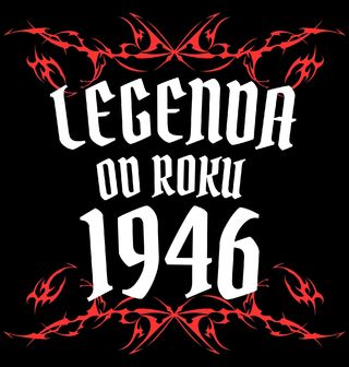 Obrázek 1 produktu Pánské tričko Metalová Legenda od Roku 1946