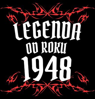 Obrázek 1 produktu Dámské tričko Metalová Legenda od Roku 1948