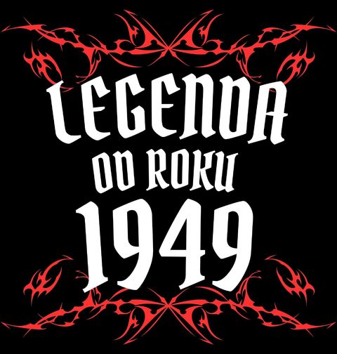 Obrázek produktu Pánské tričko Metalová Legenda od Roku 1949