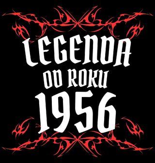 Obrázek 1 produktu Dámské tričko Metalová Legenda od Roku 1956