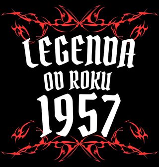 Obrázek 2 produktu Pánské tričko Metalová Legenda od Roku 1957