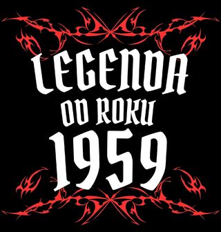 Obrázek 1 produktu Pánská mikina Metalová Legenda od Roku 1959