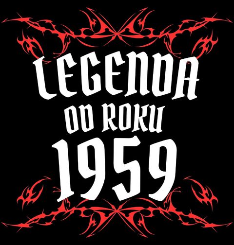 Obrázek produktu Pánská mikina Metalová Legenda od Roku 1959