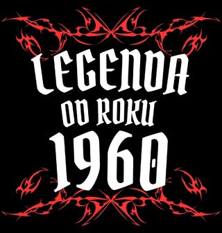 Obrázek 1 produktu Dámské tričko Metalová Legenda od Roku 1960