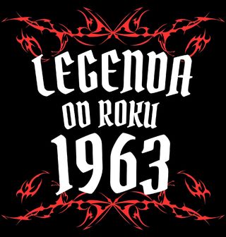 Obrázek 1 produktu Pánské tričko Metalová Legenda od Roku 1963