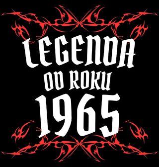 Obrázek 1 produktu Dámské tričko Metalová Legenda od Roku 1965