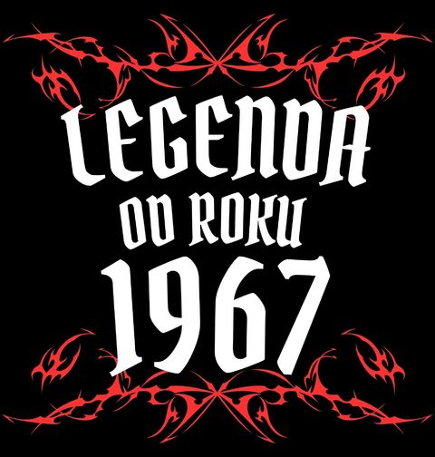 Obrázek produktu Dámské tričko Metalová Legenda od Roku 1967