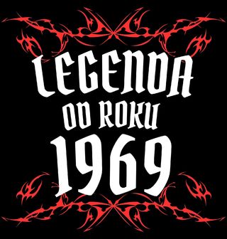 Obrázek 1 produktu Dámské tričko Metalová Legenda od Roku 1969