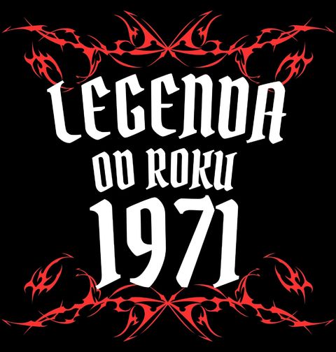 Obrázek produktu Pánská mikina Metalová Legenda od Roku 1971