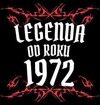 Obrázek 1 produktu Dámské tričko Metalová Legenda od Roku 1972