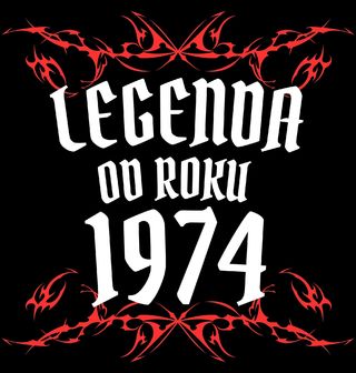 Obrázek 2 produktu Dámské tričko Metalová Legenda od Roku 1974