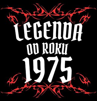 Obrázek 1 produktu Dámské tričko Metalová Legenda od Roku 1975