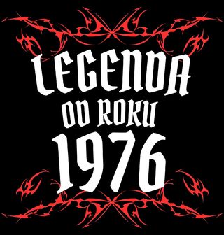 Obrázek 1 produktu Dámské tričko Metalová Legenda od Roku 1976