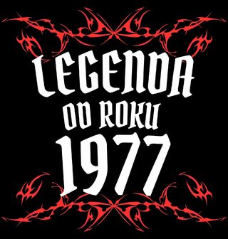 Obrázek 1 produktu Pánská mikina Metalová Legenda od Roku 1977