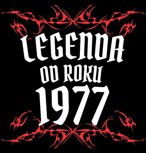 Obrázek produktu Pánská mikina Metalová Legenda od Roku 1977