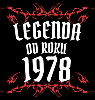 Obrázek 1 produktu Pánská mikina Metalová Legenda od Roku 1978