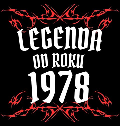 Obrázek produktu Pánská mikina Metalová Legenda od Roku 1978