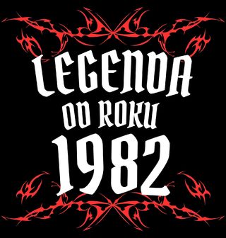 Obrázek 1 produktu Dámské tričko Metalová Legenda od Roku 1982
