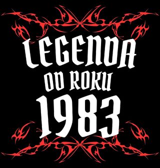 Obrázek 1 produktu Dámské tričko Metalová Legenda od Roku 1983