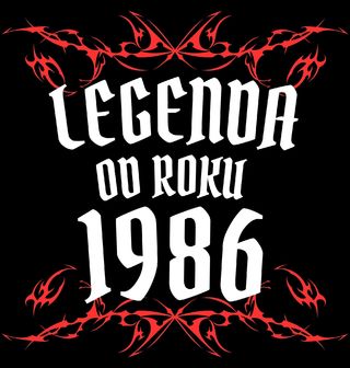 Obrázek 1 produktu Pánská mikina Metalová Legenda od Roku 1986