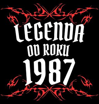 Obrázek 1 produktu Pánská mikina Metalová Legenda od Roku 1987