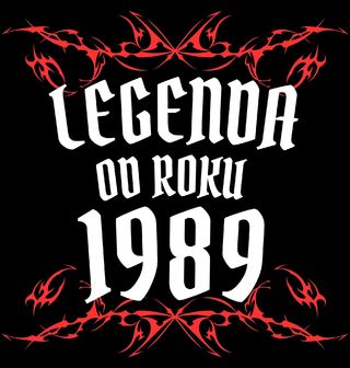 Obrázek 1 produktu Pánské tričko Metalová Legenda od Roku 1989