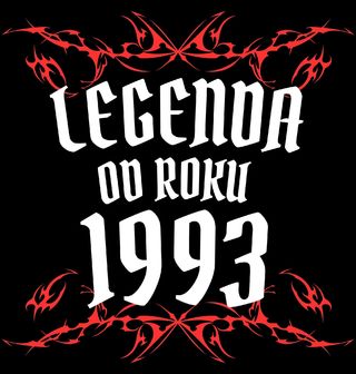 Obrázek 1 produktu Dámské tričko Metalová Legenda od Roku 1993