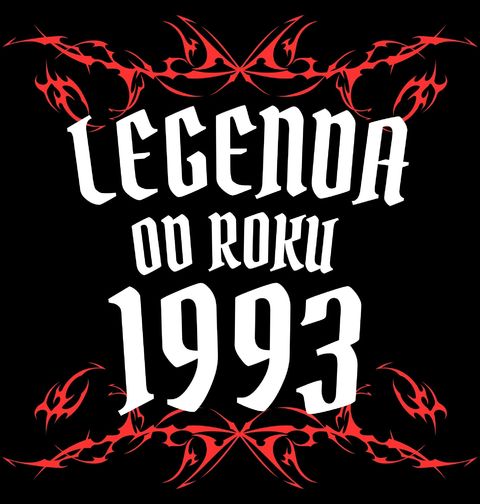 Obrázek produktu Dámské tričko Metalová Legenda od Roku 1993