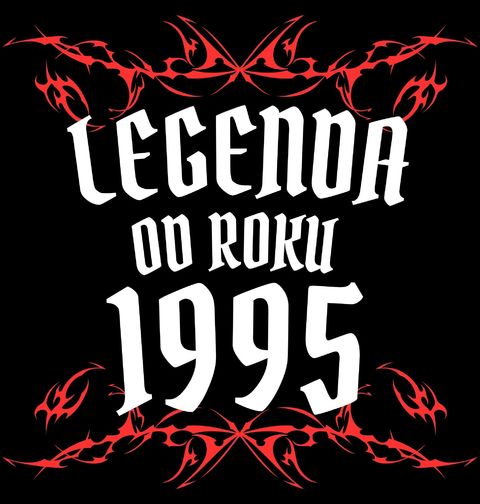 Obrázek produktu Dámské tričko Metalová Legenda od Roku 1995