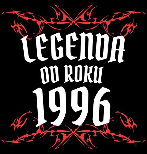 Obrázek produktu Dámské tričko Metalová Legenda od Roku 1996