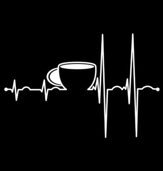 Obrázek 2 produktu Dámské tričko Kardiogram a káva (Velikost: XXL)