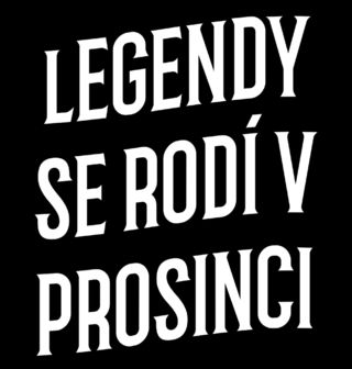 Obrázek 1 produktu Dětské tričko Pravé Legendy se rodí v Prosinci
