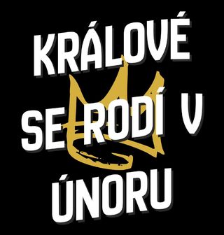 Obrázek 2 produktu Dětské tričko Králové s Korunou se Rodí v Únoru
