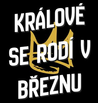Obrázek 2 produktu Dětské tričko Králové s Korunou se Rodí v Březnu