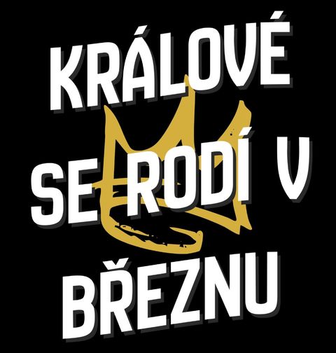Obrázek produktu Pánská mikina Králové s Korunou se Rodí v Březnu