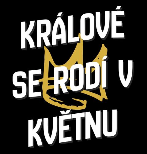 Obrázek produktu Dětské tričko Králové s Korunou se Rodí v Květnu