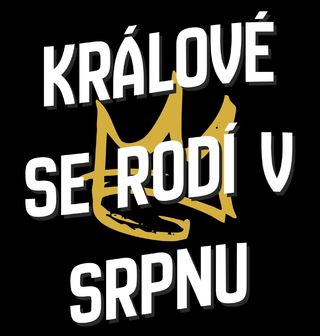 Obrázek 1 produktu Dětské tričko Králové s Korunou se Rodí v Srpnu