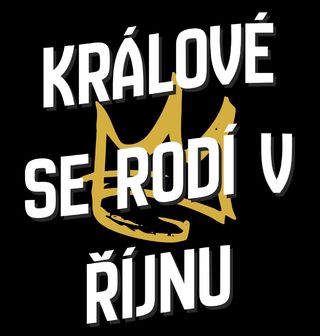 Obrázek 1 produktu Dětské tričko Králové s Korunou se Rodí v Říjnu