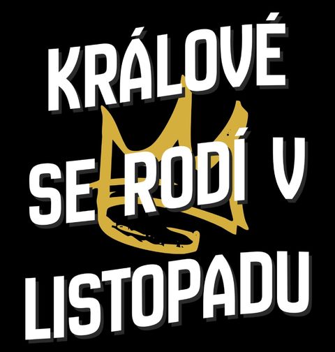 Obrázek produktu Dětské tričko Králové s Korunou se Rodí v Listopadu