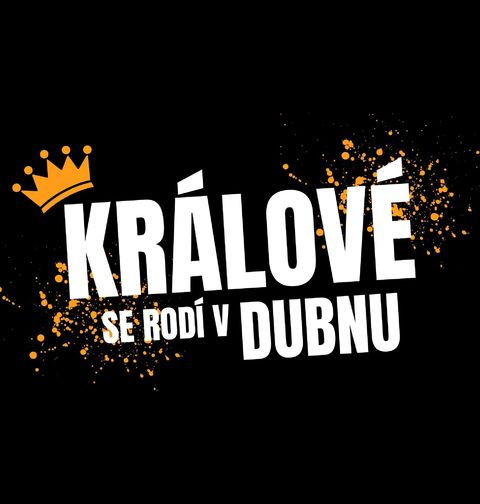 Obrázek produktu Dětské tričko Králové se Rodí v Dubnu