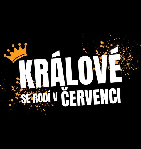 Obrázek produktu Dětské tričko Králové se Rodí v Červenci