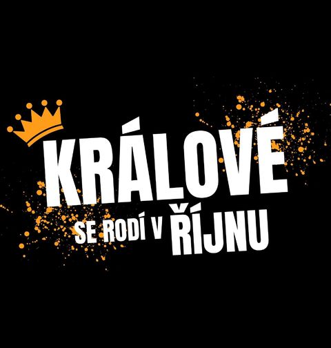 Obrázek produktu Dětské tričko Králové se Rodí v Říjnu