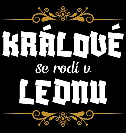 Obrázek produktu Dětské tričko Králové se Rodí v Lednu Kings Are Born in January
