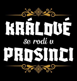 Obrázek 1 produktu Dětské tričko Králové se Rodí v Prosinci Kings Are Born in December