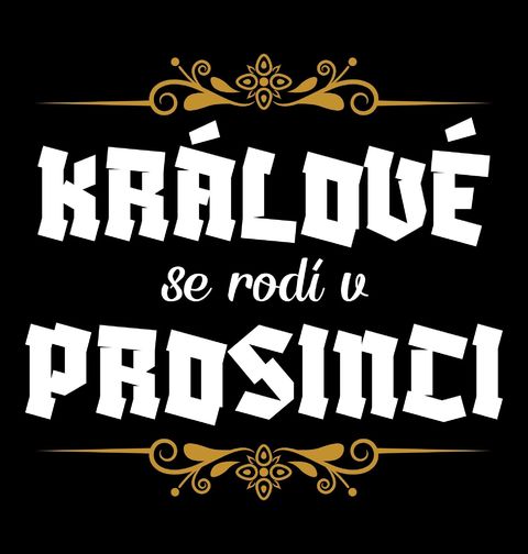 Obrázek produktu Dětské tričko Králové se Rodí v Prosinci Kings Are Born in December