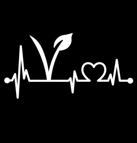 Obrázek produktu Bavlněná taška Kardiogram Veganství