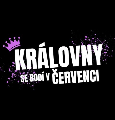 Obrázek produktu Dětské tričko Královny se Rodí v Červenci