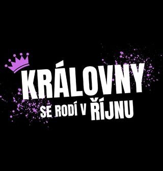 Obrázek 1 produktu Dětské tričko Královny se Rodí v Říjnu
